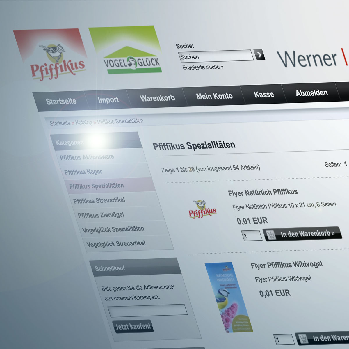 Werner Tiernahrung GmbH & Co. KG Shop